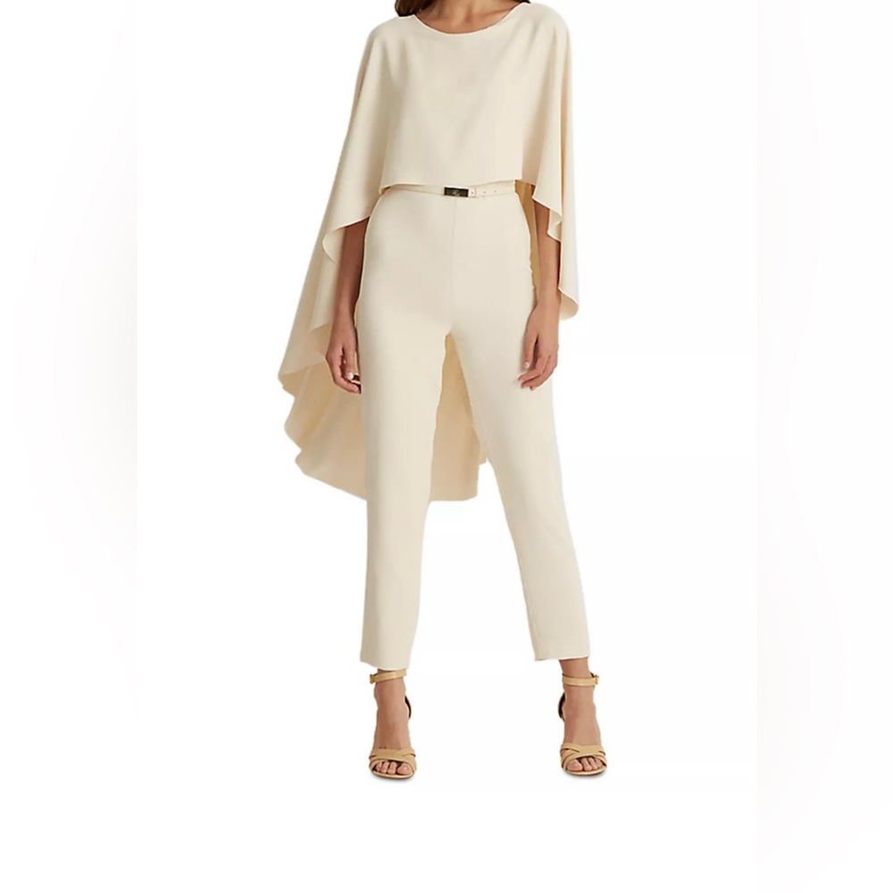 LAUREN RALPH LAUREN
Cape Georgette Jumpsuit size 2